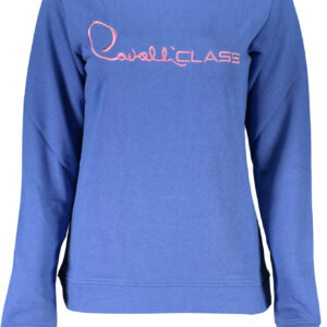CAVALLI CLASS WOMEN'S ZIPLESS SWEATSHIRT BLUE