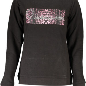 CAVALLI CLASS WOMEN'S ZIPLESS SWEATSHIRT BLACK