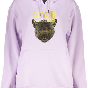 CAVALLI CLASS WOMEN'S SWEATSHIRT WITHOUT ZIP PURPLE