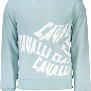 CAVALLI CLASS SWEATSHIRT WITHOUT ZIP MAN LIGHT BLUE