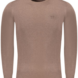 CAVALLI CLASS MEN'S BROWN SWEATER