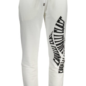 CAVALLI CLASS WHITE MEN'S TROUSERS