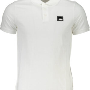 CAVALLI CLASS POLO SHORT SLEEVE MAN WHITE