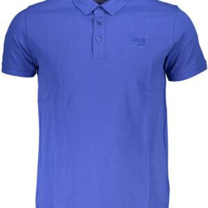 CAVALLI CLASS POLO SHORT SLEEVE MAN BLUE