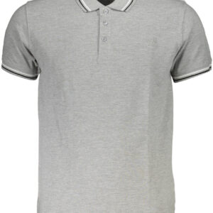 CAVALLI CLASS POLO SHORT SLEEVES MEN GREY