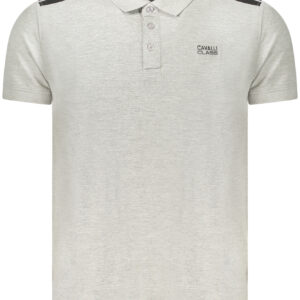 CAVALLI CLASS POLO SHORT SLEEVES MEN GREY