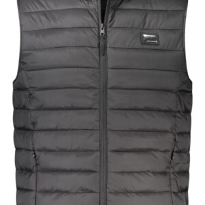 CAVALLI CLASS MEN'S BLACK SLEEVELESS JACKET