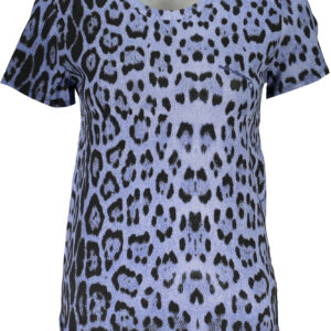 CAVALLI CLASS WOMEN'S SHORT SLEEVE T-SHIRT BLUE
