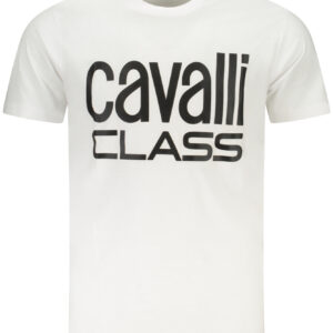 CAVALLI CLASS SHORT SLEEVE T-SHIRT MEN WHITE