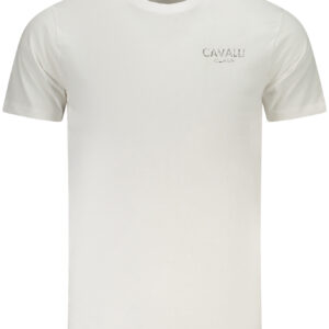 CAVALLI CLASS SHORT SLEEVE T-SHIRT MEN WHITE