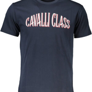 CAVALLI CLASS T-SHIRT SHORT SLEEVE MAN BLUE