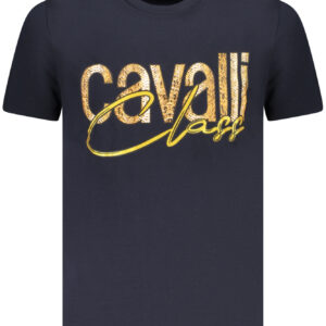 CAVALLI CLASS SHORT SLEEVE T-SHIRT MEN BLUE