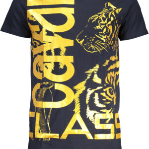 CAVALLI CLASS MEN'S SHORT SLEEVED T-SHIRT BLUE