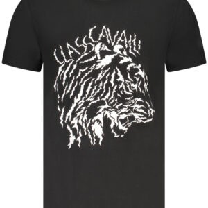CAVALLI CLASS SHORT SLEEVE T-SHIRT MEN BLACK