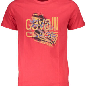 CAVALLI CLASS SHORT SLEEVE T-SHIRT MEN RED