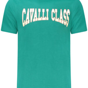 CAVALLI CLASS SHORT SLEEVE T-SHIRT MEN GREEN