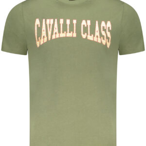 CAVALLI CLASS SHORT SLEEVE T-SHIRT MEN GREEN