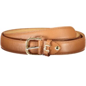 COCCINELLE WOMEN'S LEATHER BELT BROWN