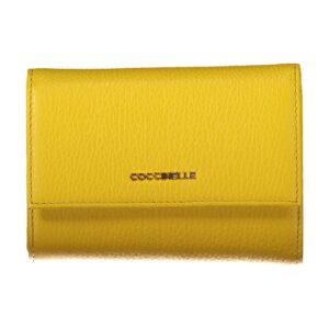 COCCINELLE WOMEN'S YELLOW WALLET