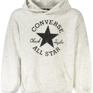 CONVERSE CHILDREN'S GRAY ZIP-UP SWEATSHIRT
