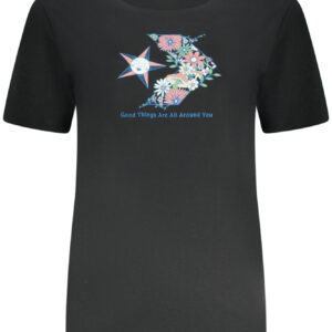 CONVERSE SHORT SLEEVE T-SHIRT WOMEN BLACK