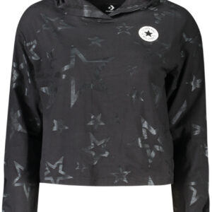 Converse Girls' Long-Sleeved T-Shirt, Black