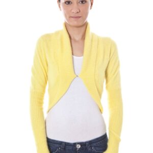 DATCH SHRUG LONG SLEEVE WOMAN YELLOW