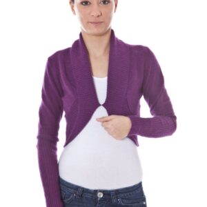 DATCH SHRUG LONG SLEEVES PURPLE WOMAN