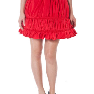 DENNY ROSE SHORT SKIRT WOMAN RED