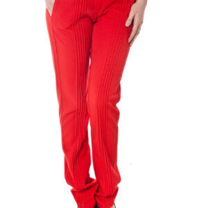 DENNY ROSE RED WOMAN TROUSERS