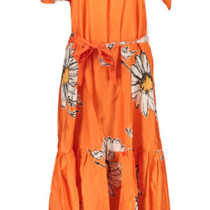 DESIGUAL WOMEN'S LONG DRESS ORANGE