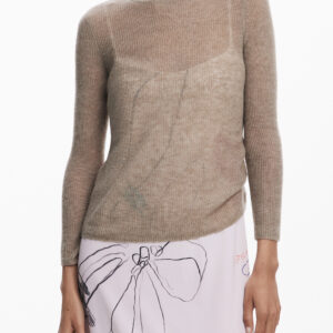 DESIGUAL WOMEN'S LONG DRESS WHITE