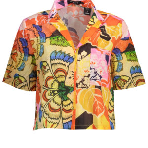 DESIGUAL SHORT SLEEVE SHIRT YELLOW WOMAN