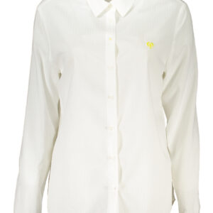 DESIGUAL WOMEN'S LONG SLEEVE SHIRT WHITE