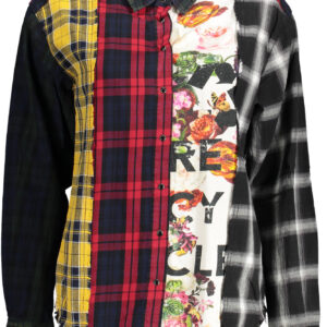 DESIGUAL LONG SLEEVE SHIRT WOMEN BLACK