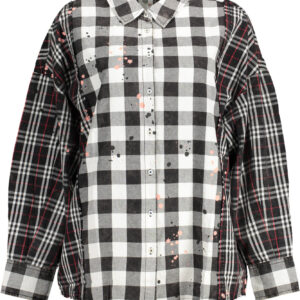 DESIGUAL LONG SLEEVE SHIRT WOMAN BLACK