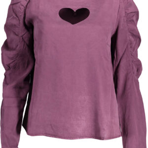 DESIGUAL LONG SLEEVE SHIRT PURPLE WOMAN