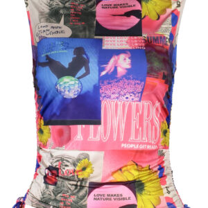 DESIGUAL WOMEN'S BLUE TANK TOP