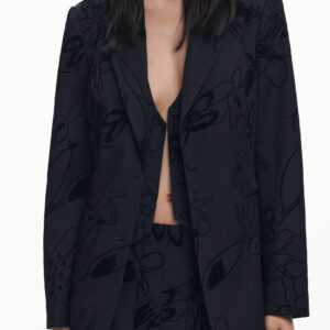 DESIGUAL CLASSIC WOMEN'S BLACK JACKET