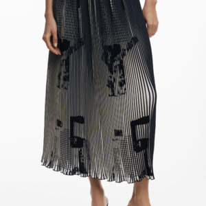 DESIGUAL WOMEN'S LONG SKIRT BLACK