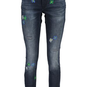 DESIGUAL WOMEN'S DENIM JEANS BLUE
