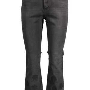 DESIGUAL BLACK WOMEN'S DENIM JEANS