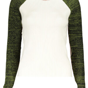 DESIGUAL WHITE WOMEN'S SWEATER