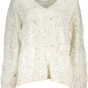 DESIGUAL WHITE WOMEN'S SWEATER