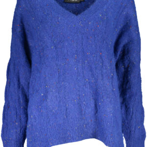 DESIGUAL BLUE WOMEN'S SWEATER
