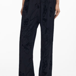 DESIGUAL WOMEN'S BLACK TROUSERS