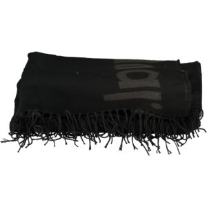 DESIGUAL BLACK WOMEN'S PONCHO