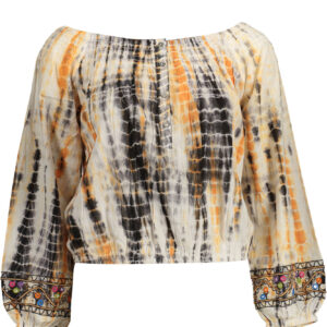 DESIGUAL WOMEN'S LONG SLEEVE T-SHIRT BEIGE