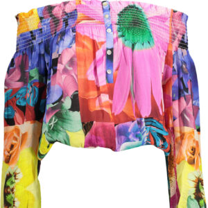 DESIGUAL LONG SLEEVE T-SHIRT WOMEN PINK