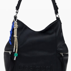 DESIGUAL WOMEN'S BLACK BACKPACK